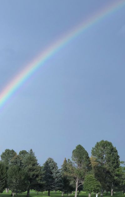 Rainbow over Columbine Country Club